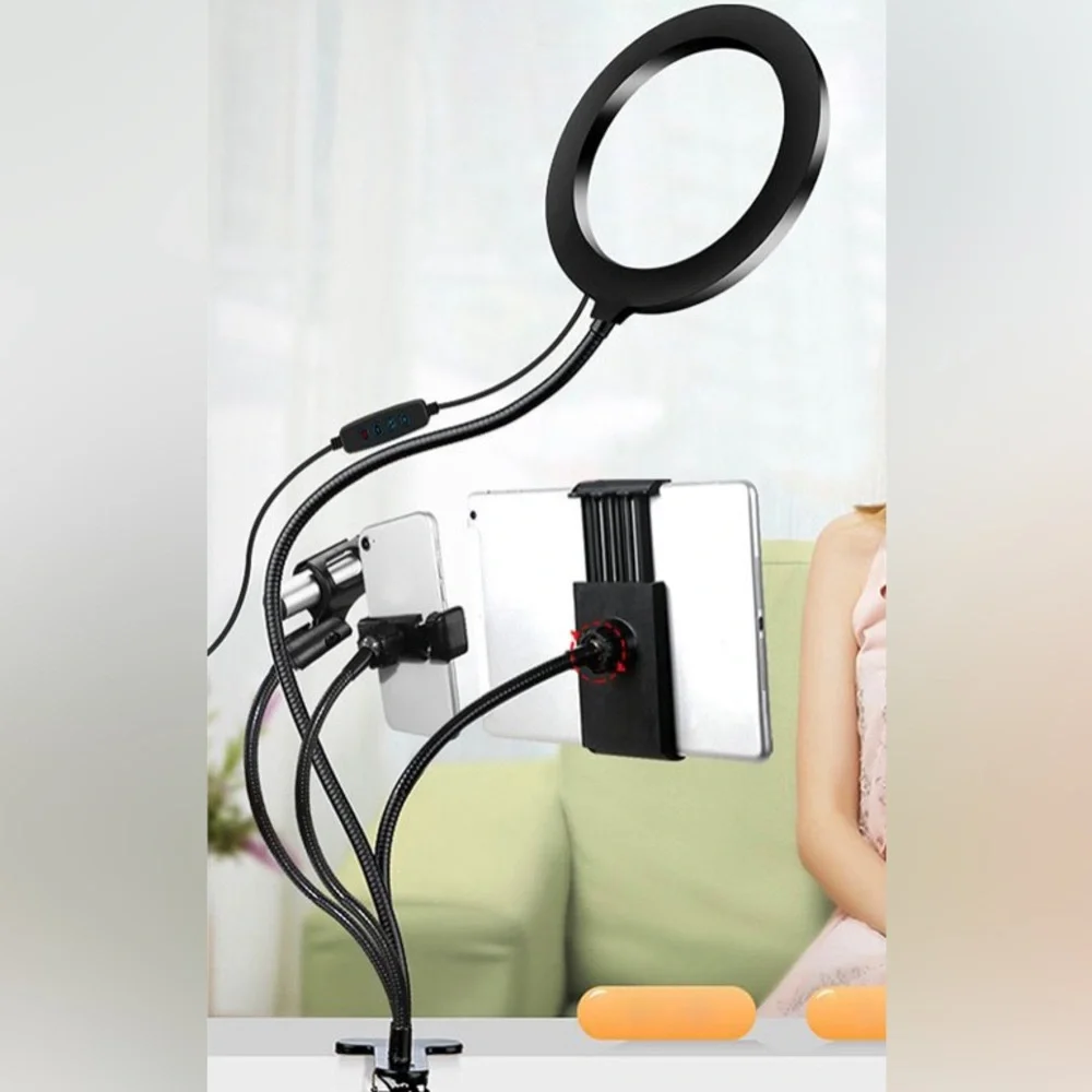 4 in 1 ring light set for broadcast